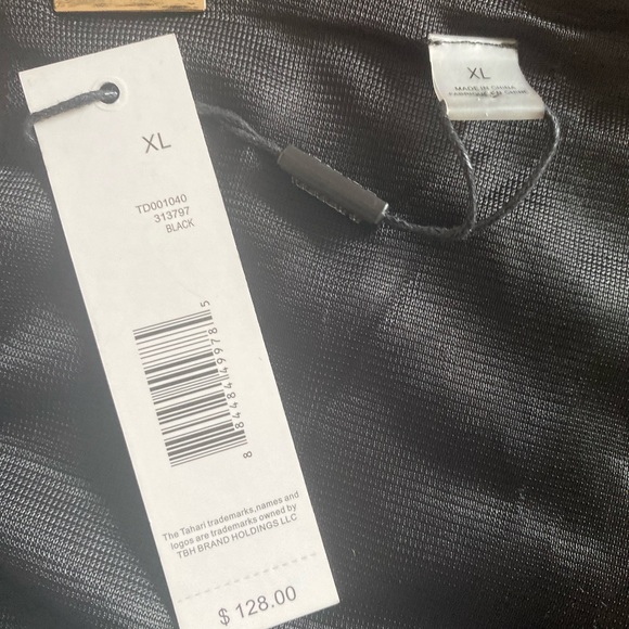 TAHARI NWT black pleated dress size XL - Picture 10 of 14